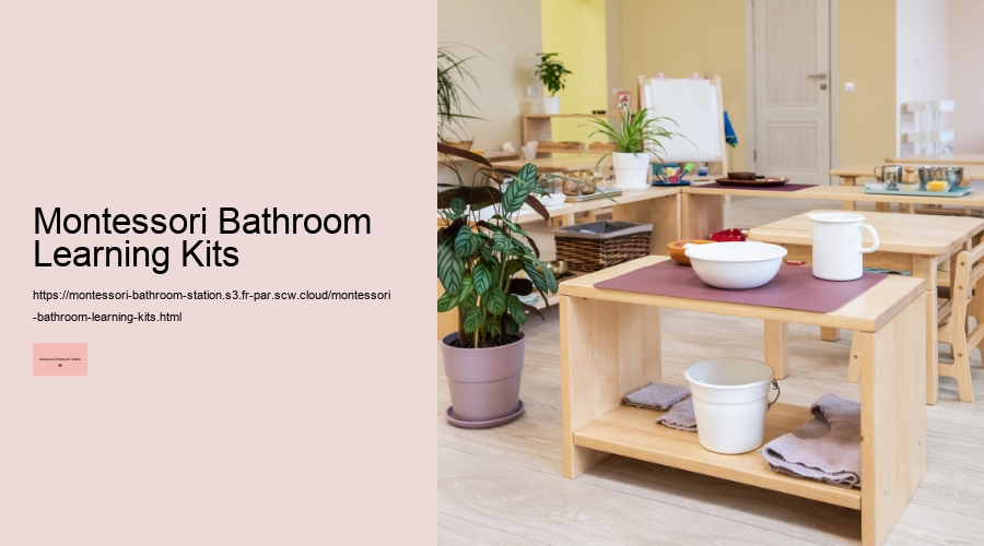 Montessori Bathroom Learning Kits